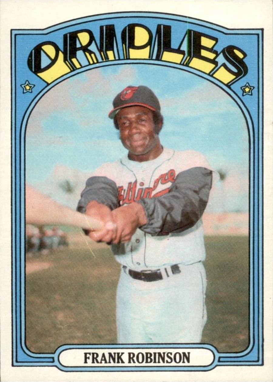 1972 Topps #100 Frank Robinson, Baltimore Orioles