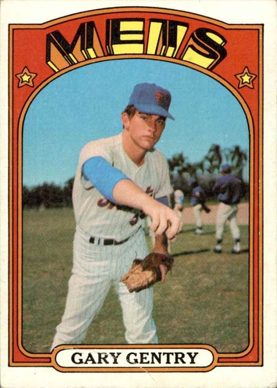 1972 Topps #105 Gary Gentry, New York Mets