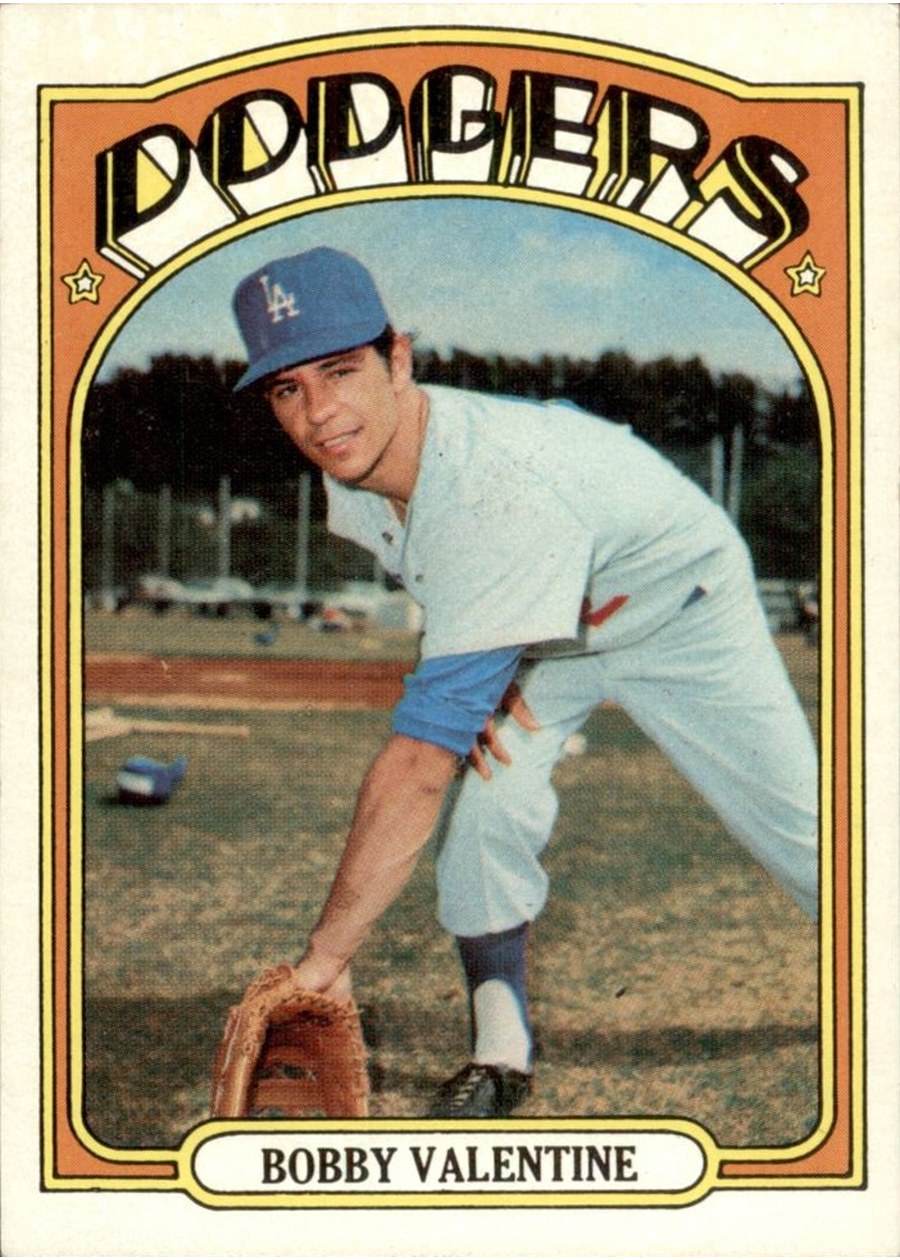 1972 Topps #11 Bobby Valentine, Los Angeles Dodgers