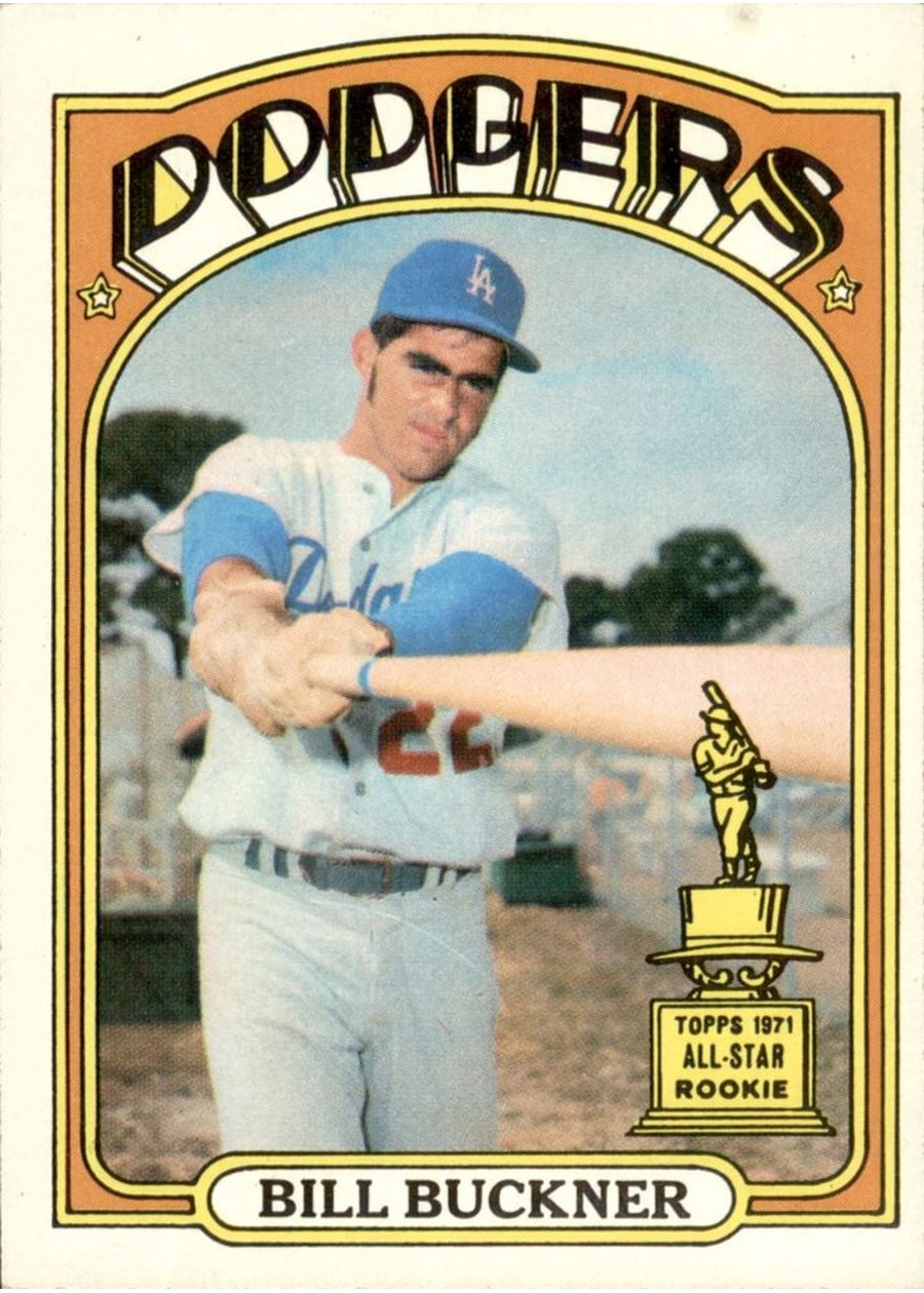 1972 Topps #114 Bill Buckner, Los Angeles Dodgers
