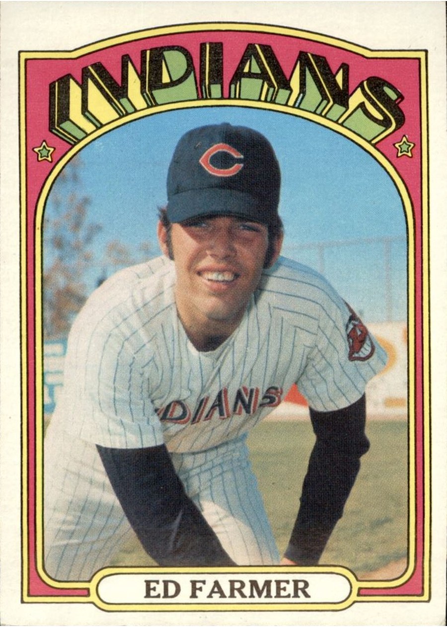 1972 Topps #116 Ed Farmer, Cleveland Indians