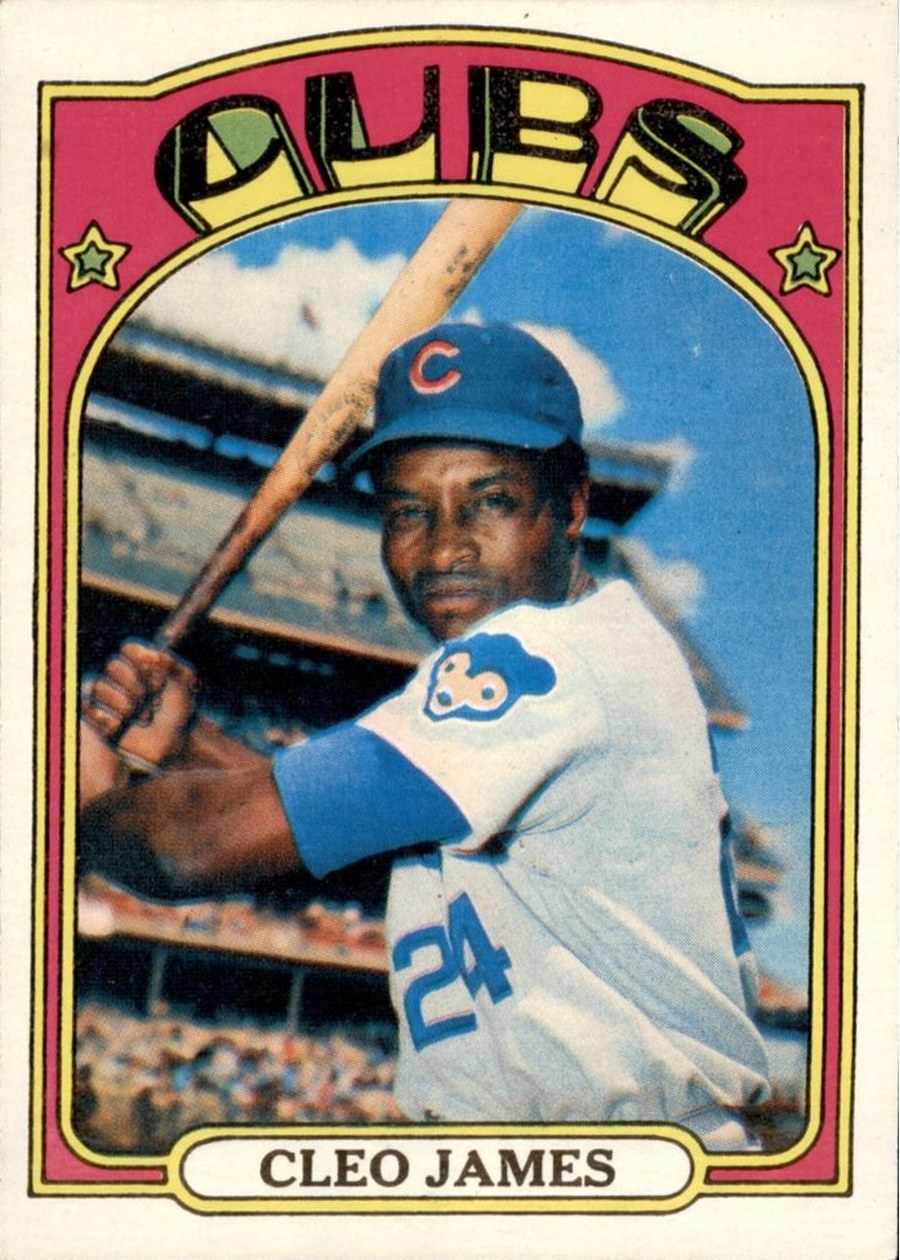 1972 Topps #117 Cleo James, Chicago Cubs