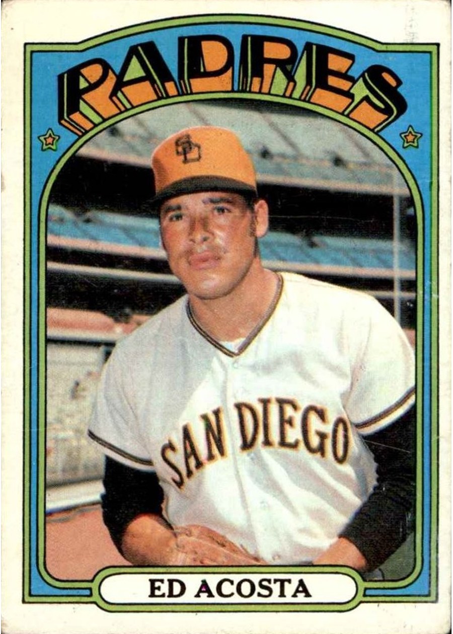 1972 Topps #123 Ed Acosta, San Diego Padres