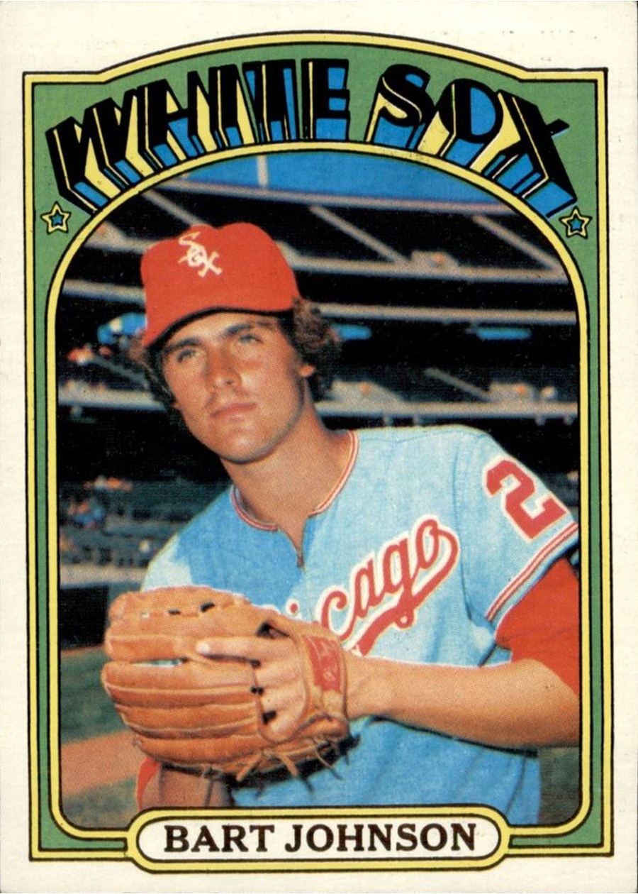 1972 Topps #126 Bart Johnson, Chicago White Sox