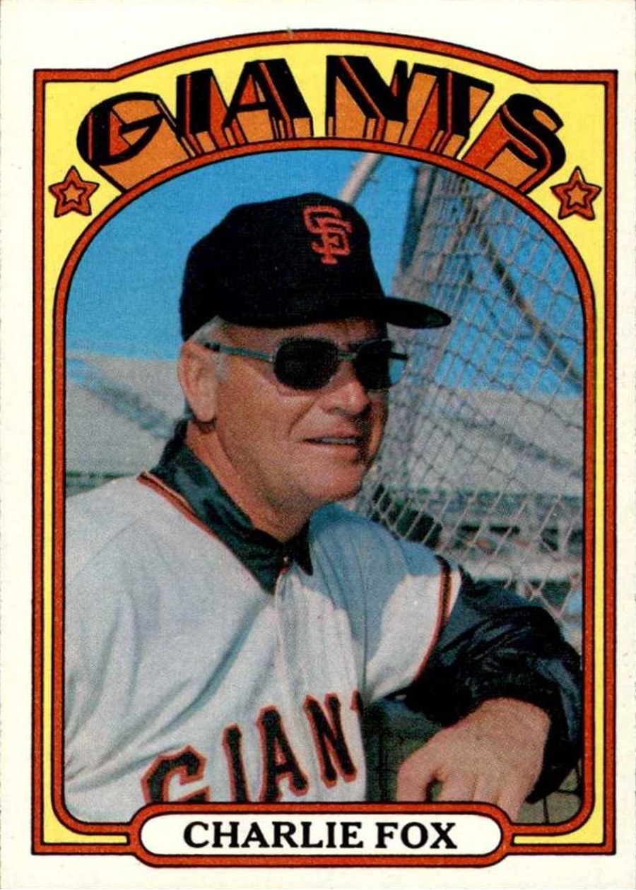 1972 Topps #129 Charlie Fox, San Francisco Giants