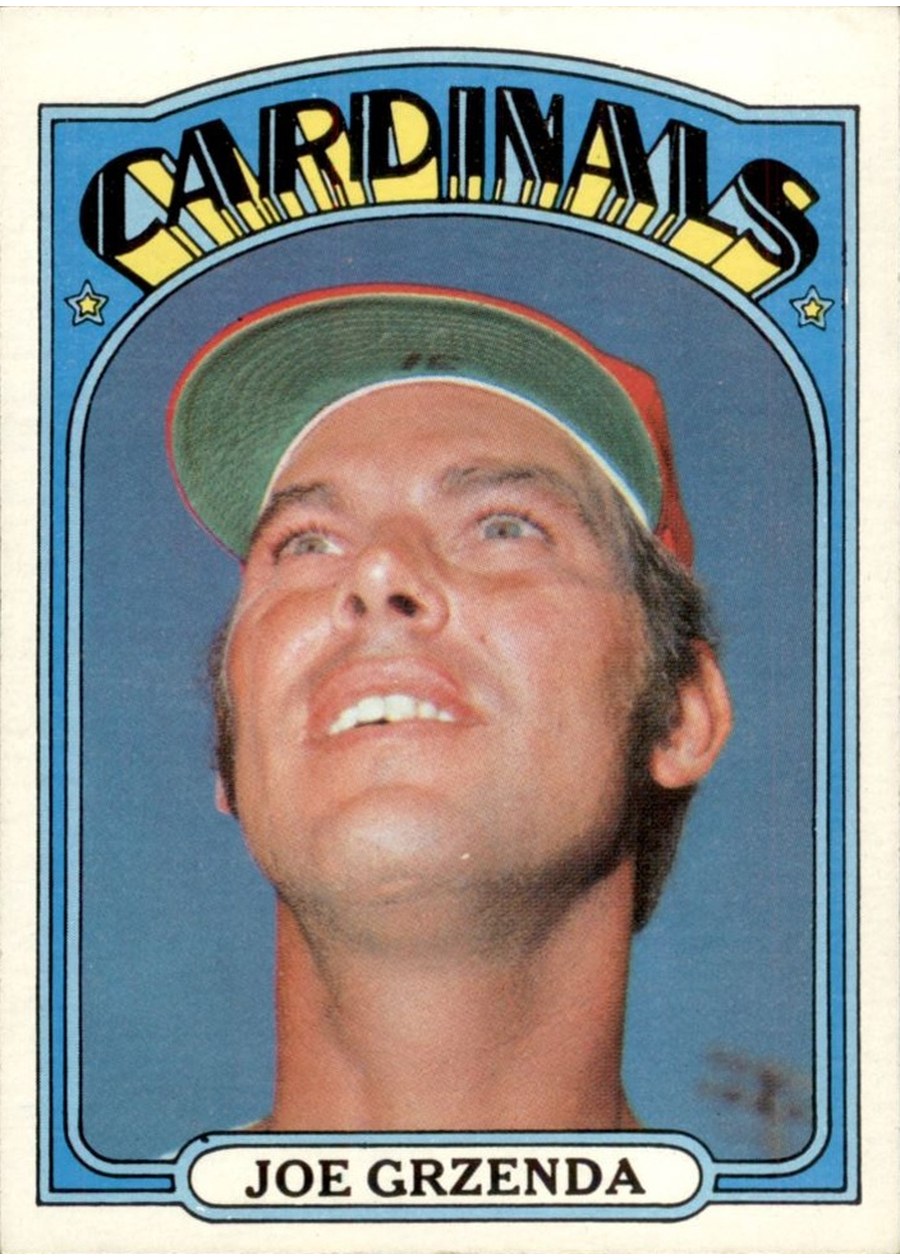1972 Topps #13 Joe Grzenda, St. Louis Cardinals