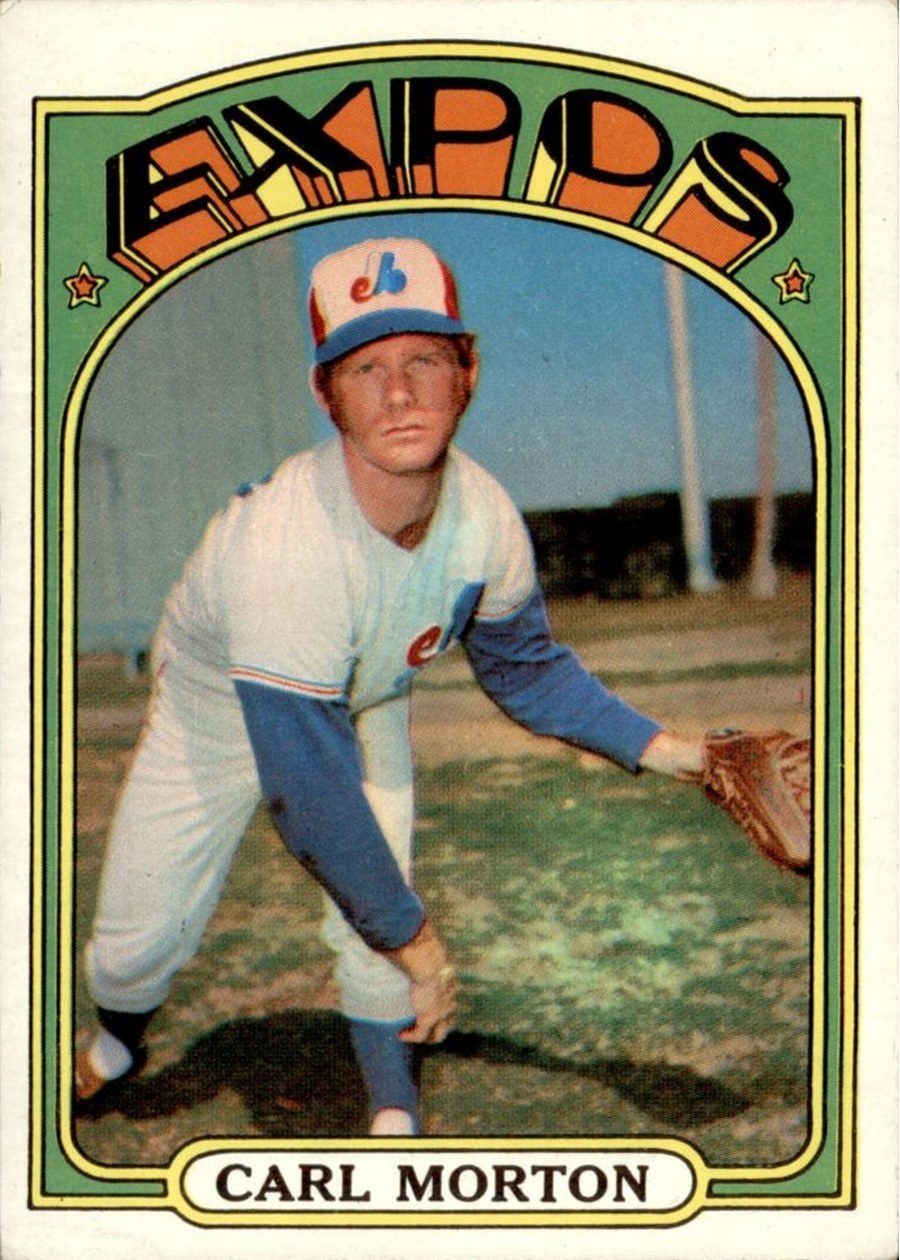 1972 Topps #134 Carl Morton, Montreal Expos