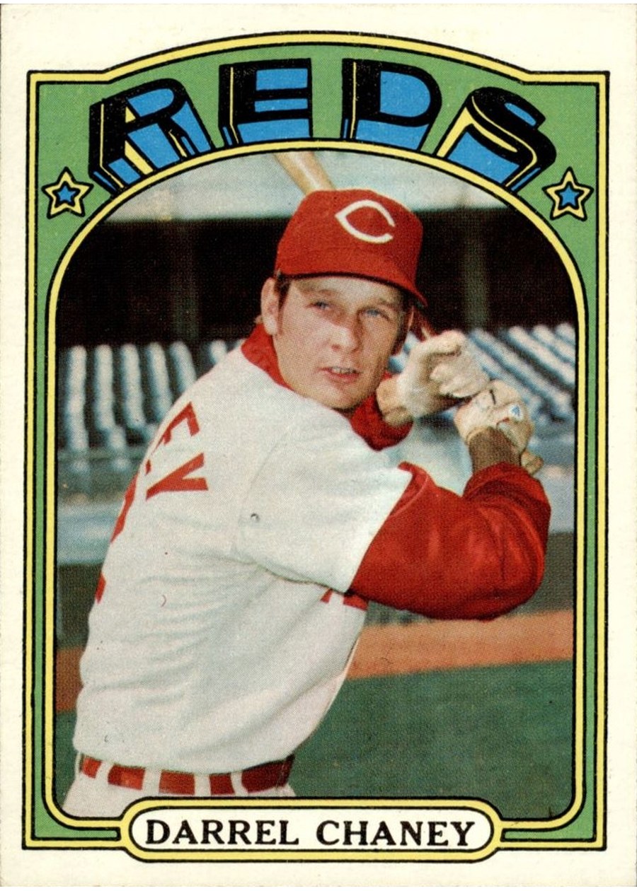 1972 Topps #136 Darrel Chaney, Cincinnati Reds