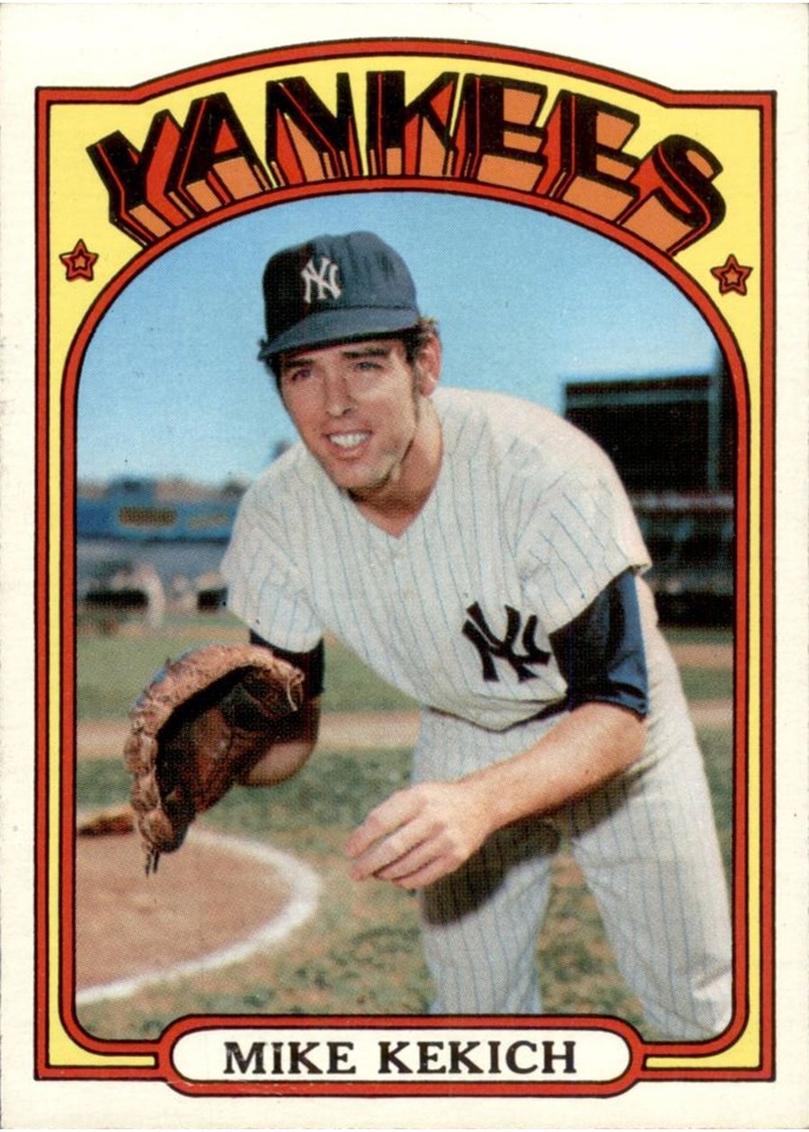 1972 Topps #138 Mike Kekich, New York Yankees