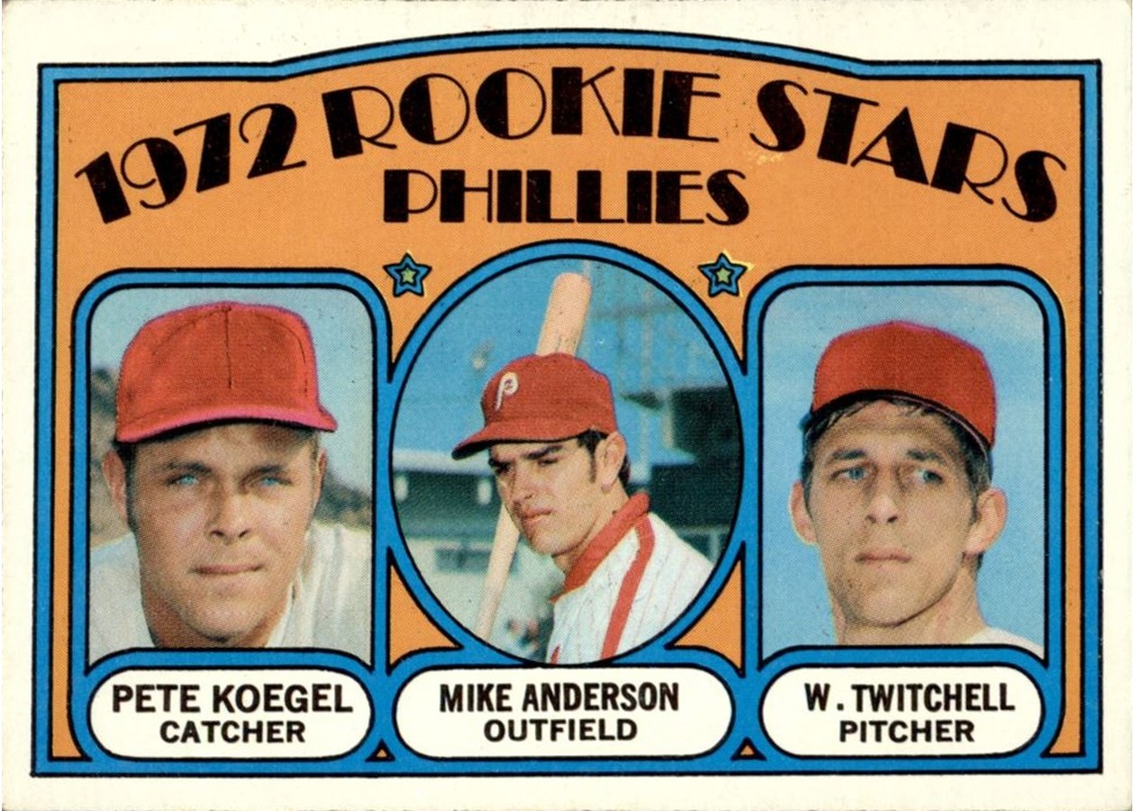 1972 Topps #14 Phillies 1972 Rookie Stars, Philadelphia Phillies