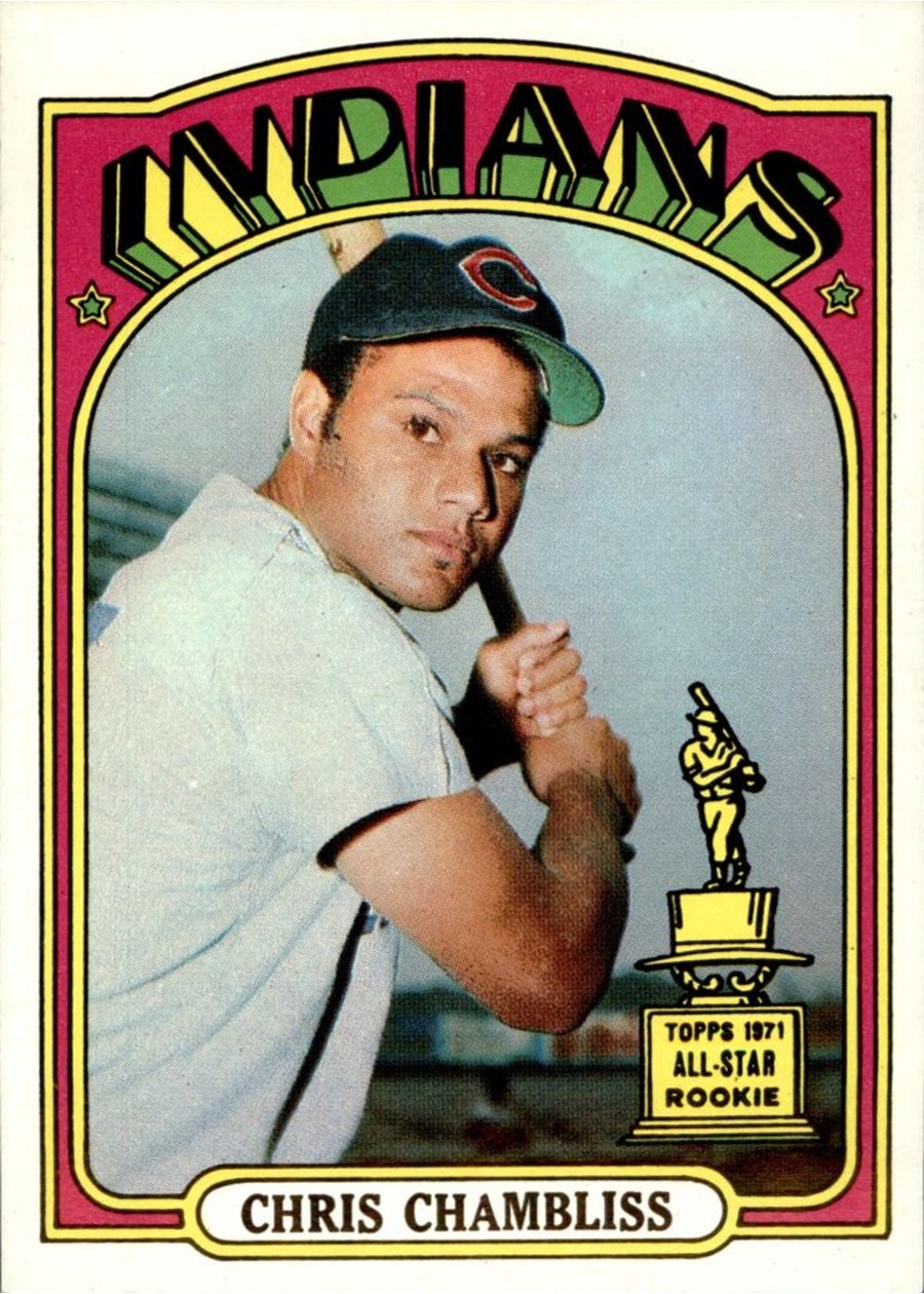 1972 Topps #142 Chris Chambliss, Cleveland Indians