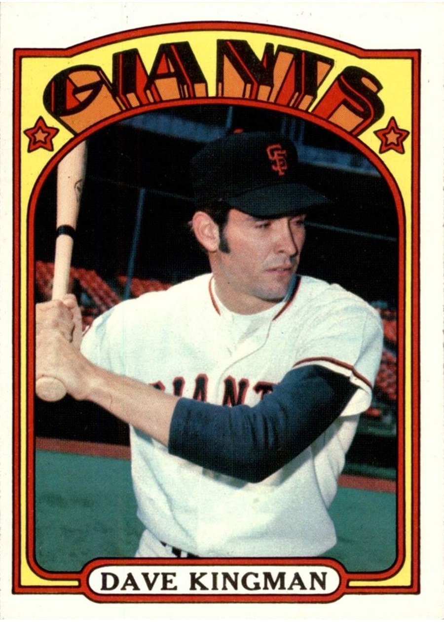 1972 Topps #147 Dave Kingman, San Francisco Giants