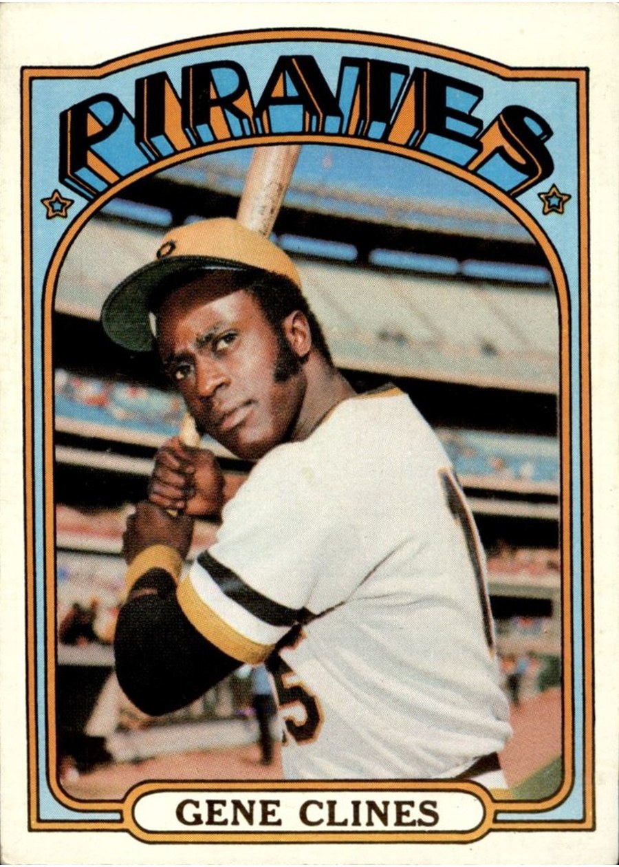1972 Topps #152 Gene Clines, Pittsburgh Pirates