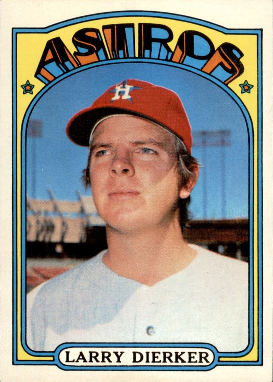 1972 Topps #155 Larry Dierker, Houston Astros