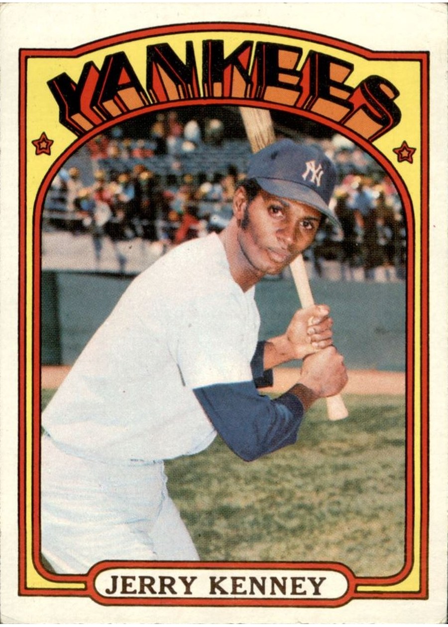 1972 Topps #158 Jerry Kenney, New York Yankees
