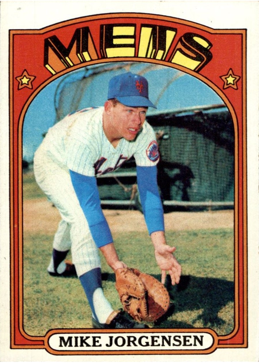 1972 Topps #16 Mike Jorgensen, New York Mets