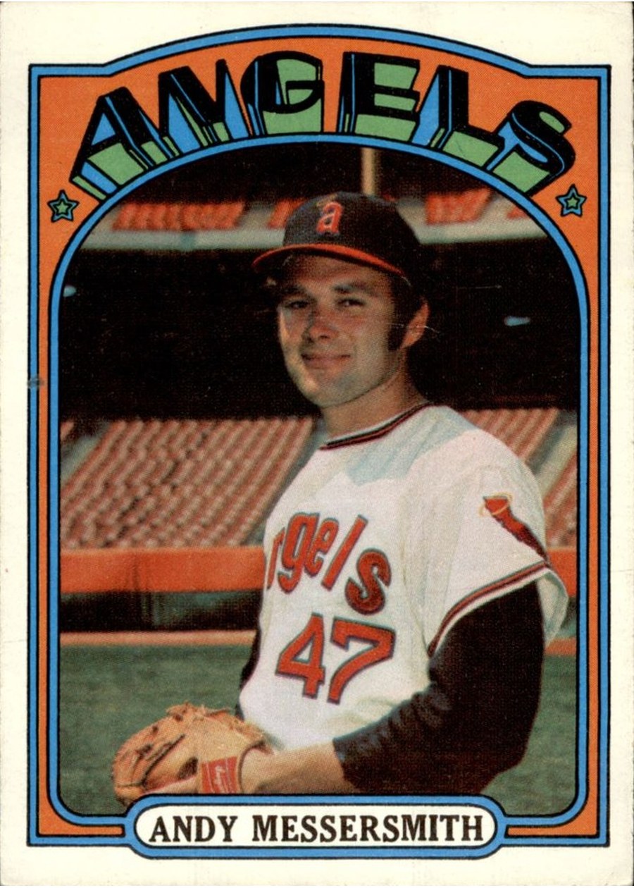 1972 Topps #160 Andy Messersmith, California Angels