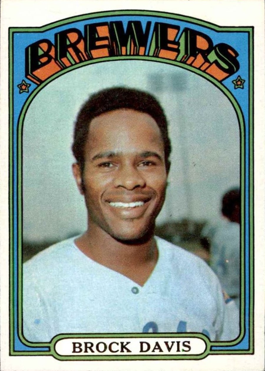 1972 Topps #161 Brock Davis, Milwaukee Brewers