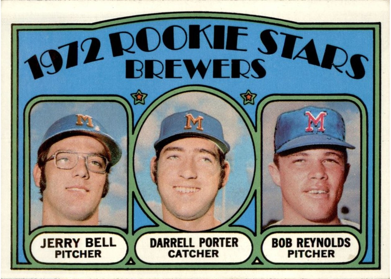 1972 Topps #162 Brewers 1972 Rookie Stars, Milwaukee Brewers