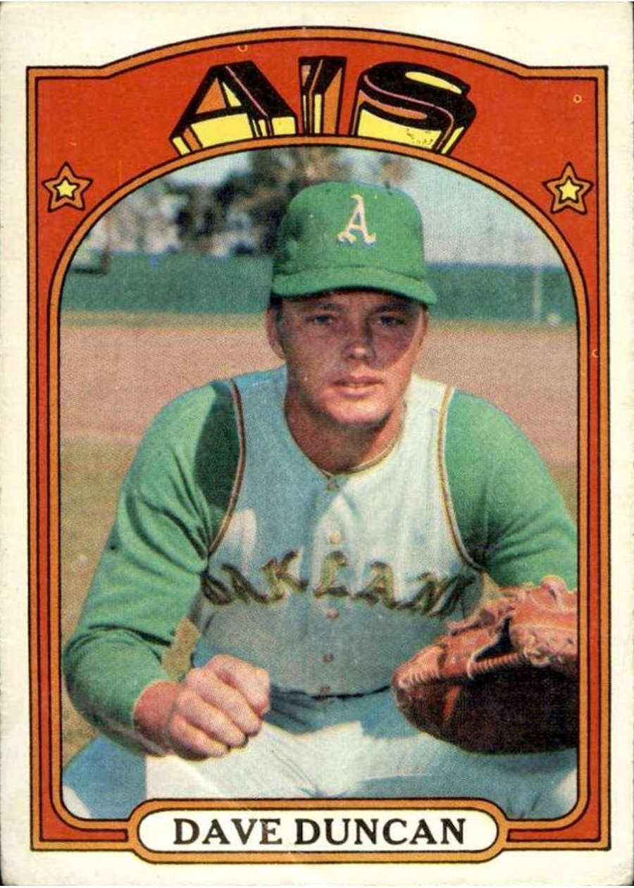 1972 Topps #17 Dave Duncan, Oakland Athletics