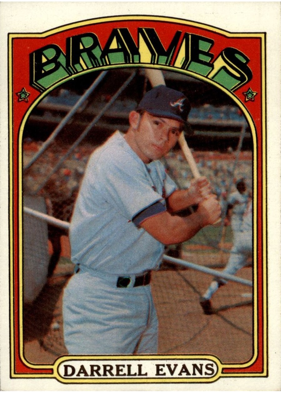 1972 Topps #171 Darrell Evans, Atlanta Braves