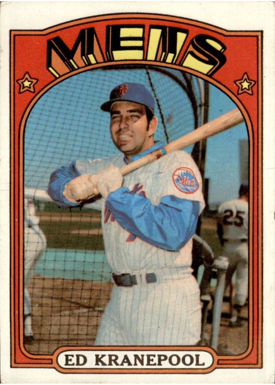 1972 Topps #181 Ed Kranepool, New York Mets