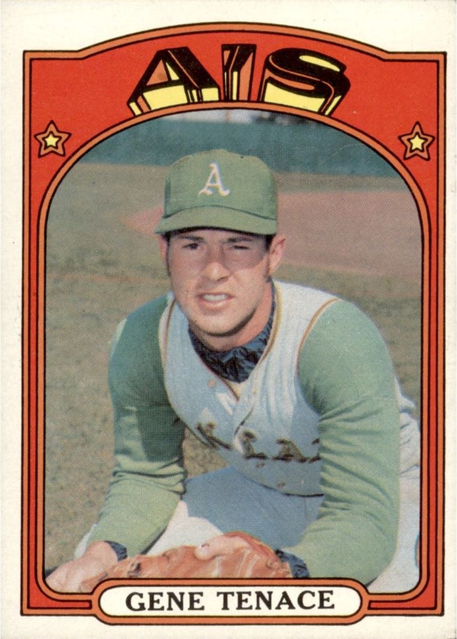 1972 Topps #189 Gene Tenace, Oakland Athletics