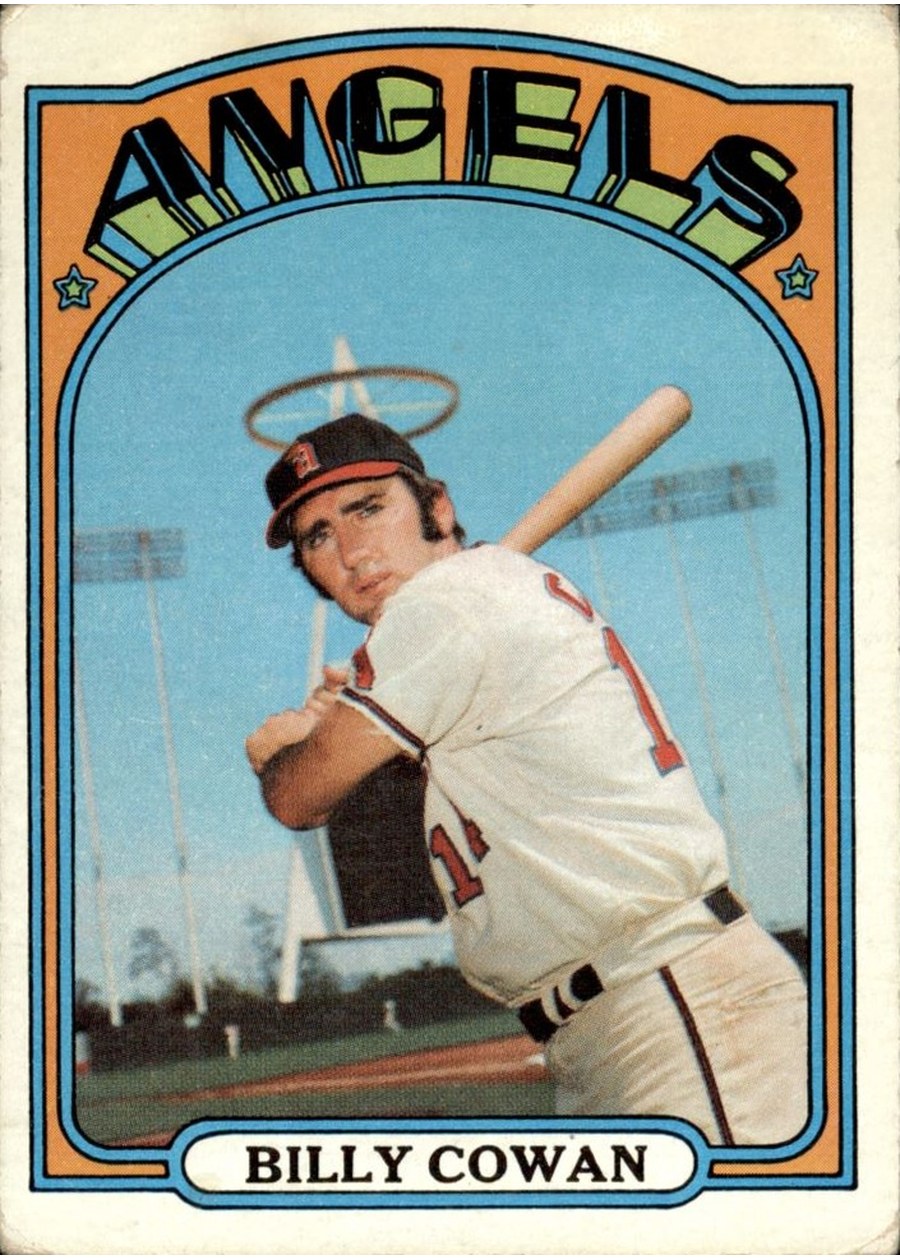 1972 Topps #19 Billy Cowan, California Angels