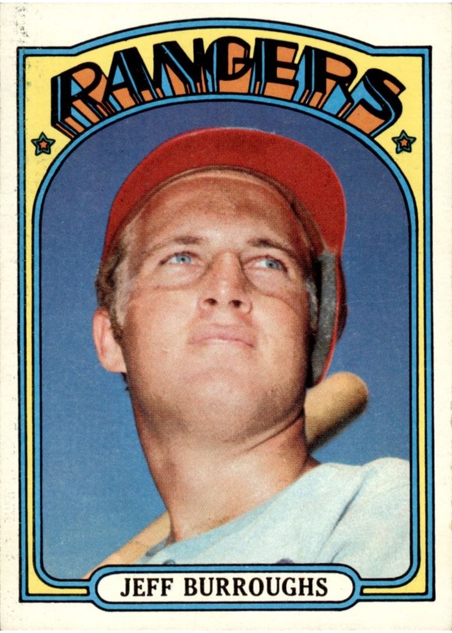 1972 Topps #191 Jeff Burroughs, Texas Rangers