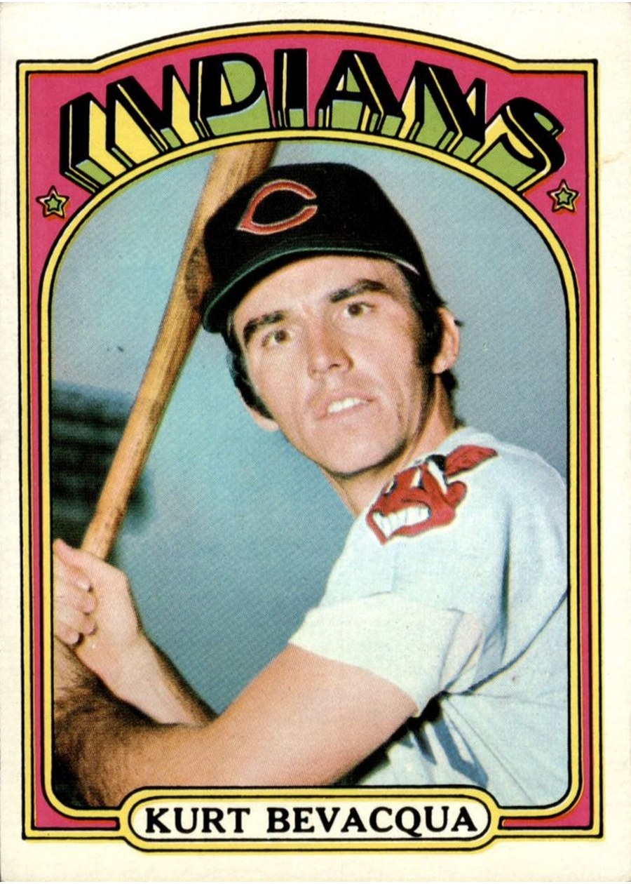 1972 Topps #193 Kurt Bevacqua, Cleveland Indians