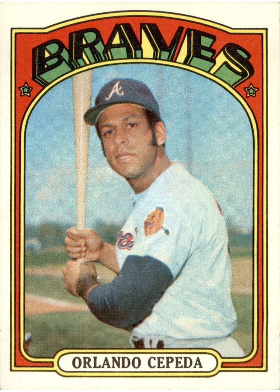 1972 Topps #195 Orlando Cepeda, Atlanta Braves