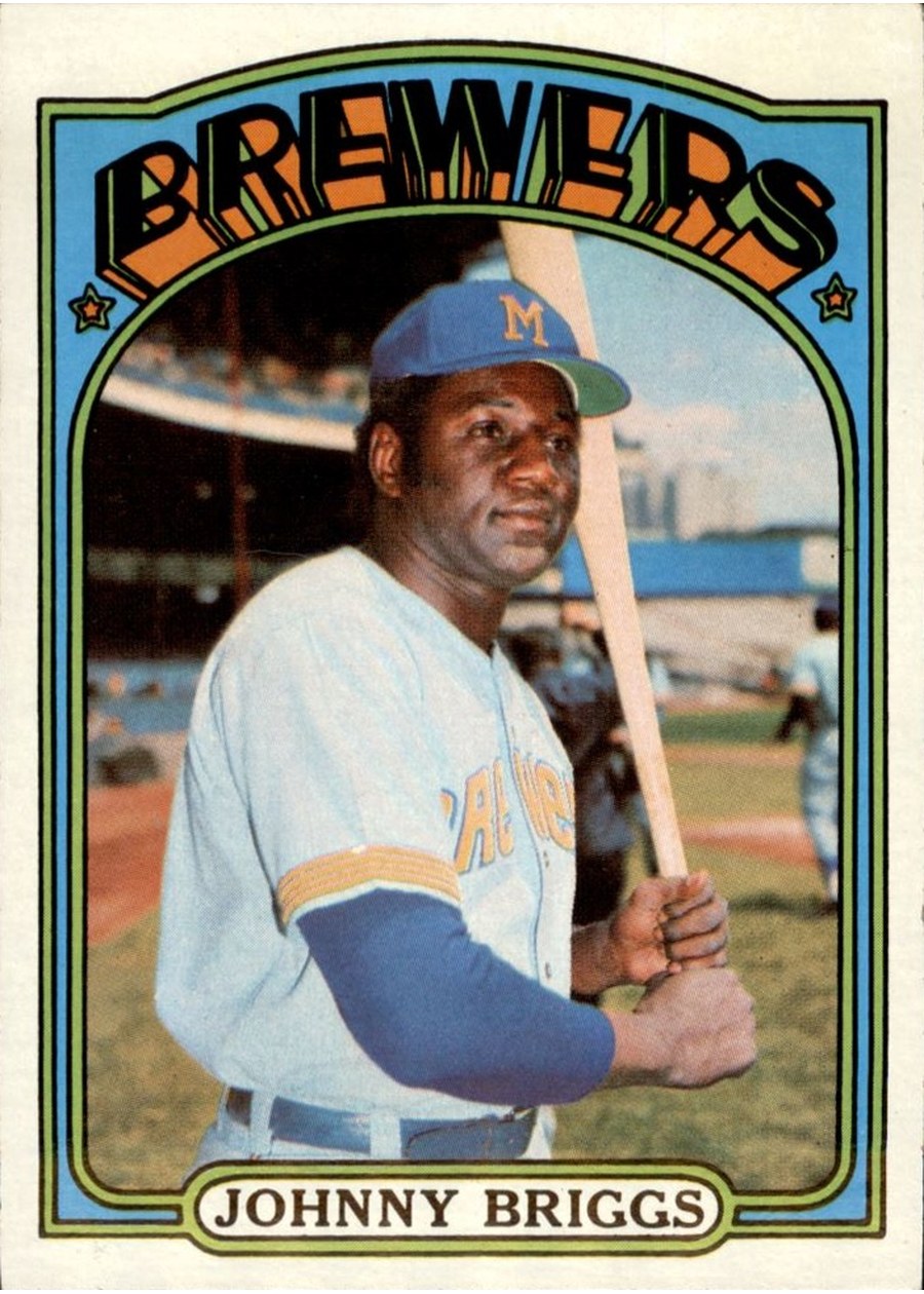 1972 Topps #197 Johnny Briggs, Milwaukee Brewers