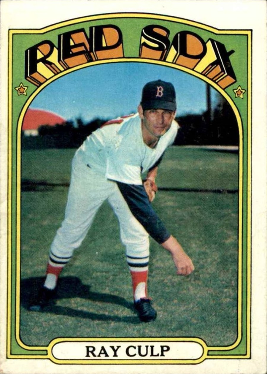 1972 Topps #2 Ray Culp, Boston Red Sox