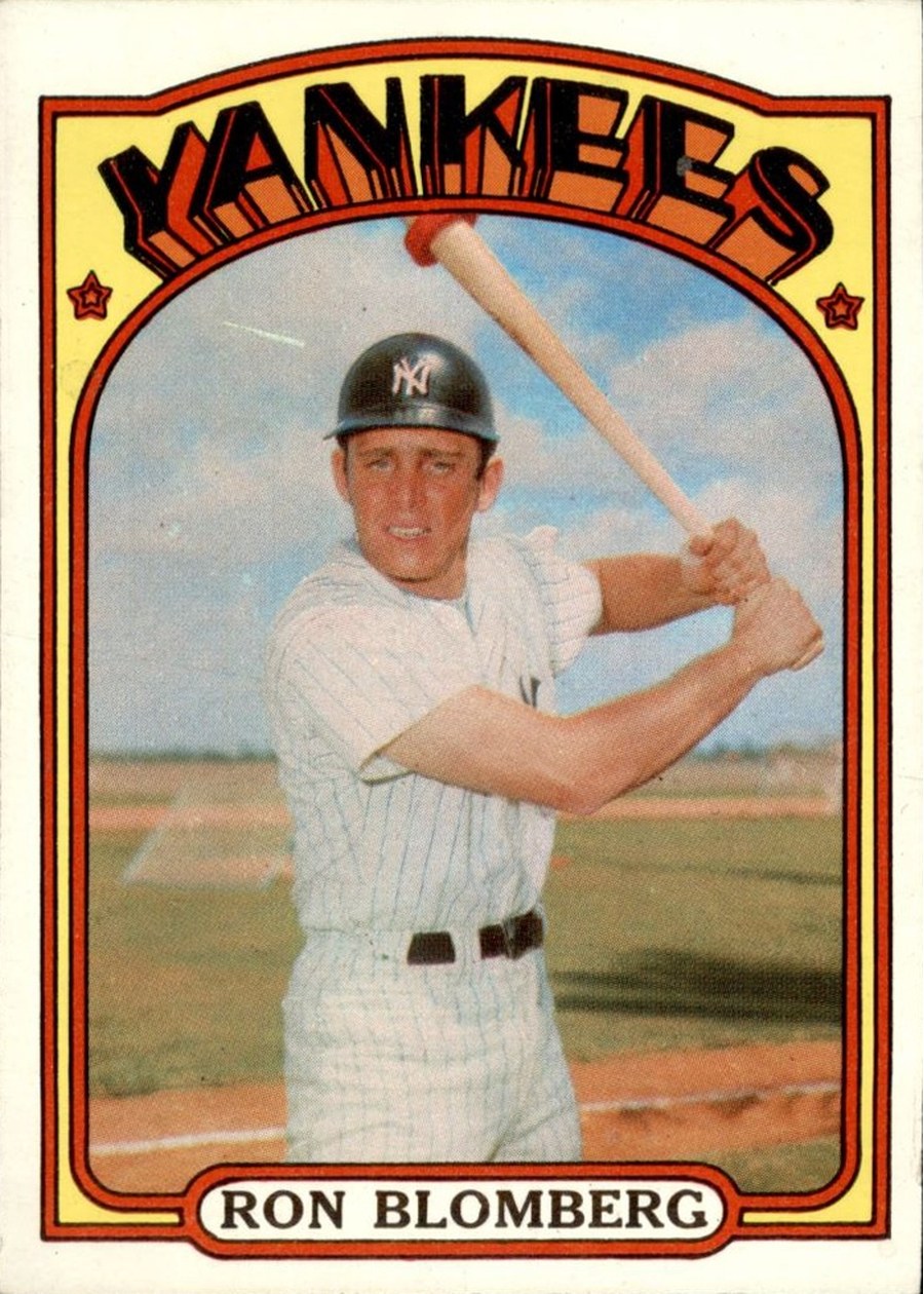 1972 Topps #203 Ron Blomberg, New York Yankees
