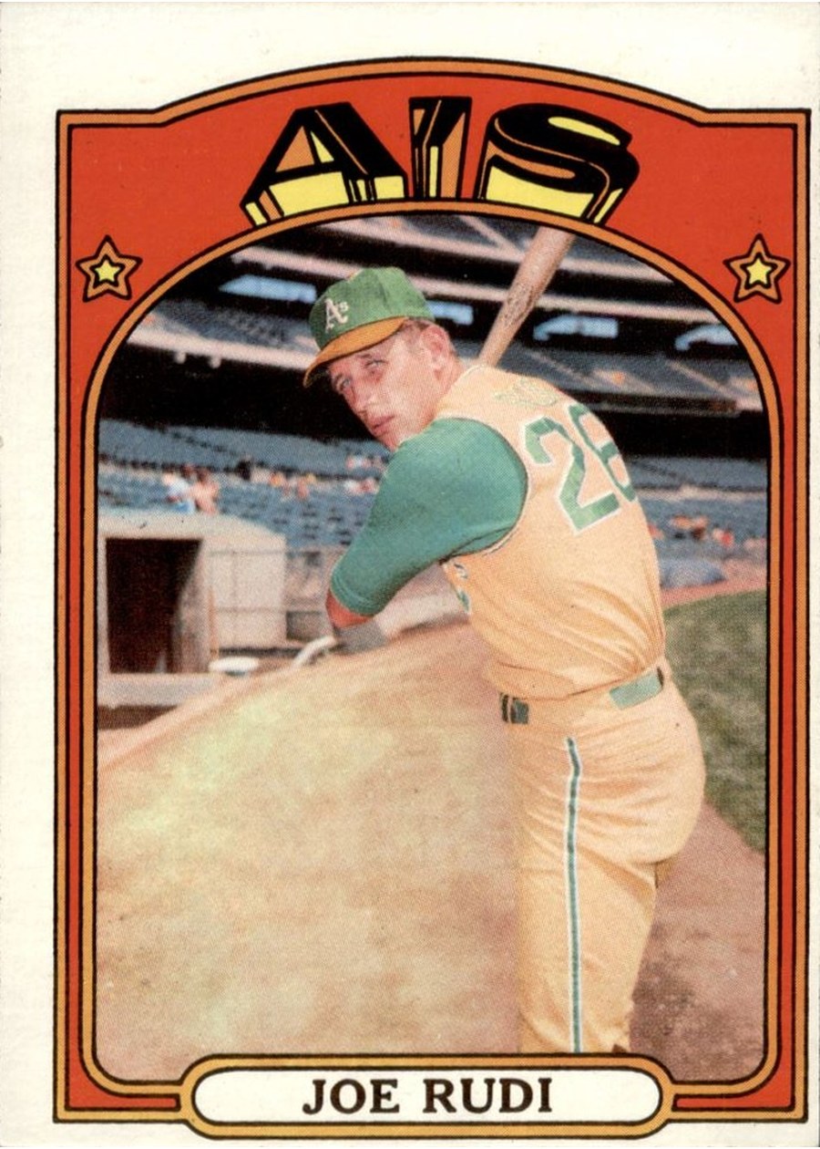 1972 Topps #209 Joe Rudi, Oakland Athletics