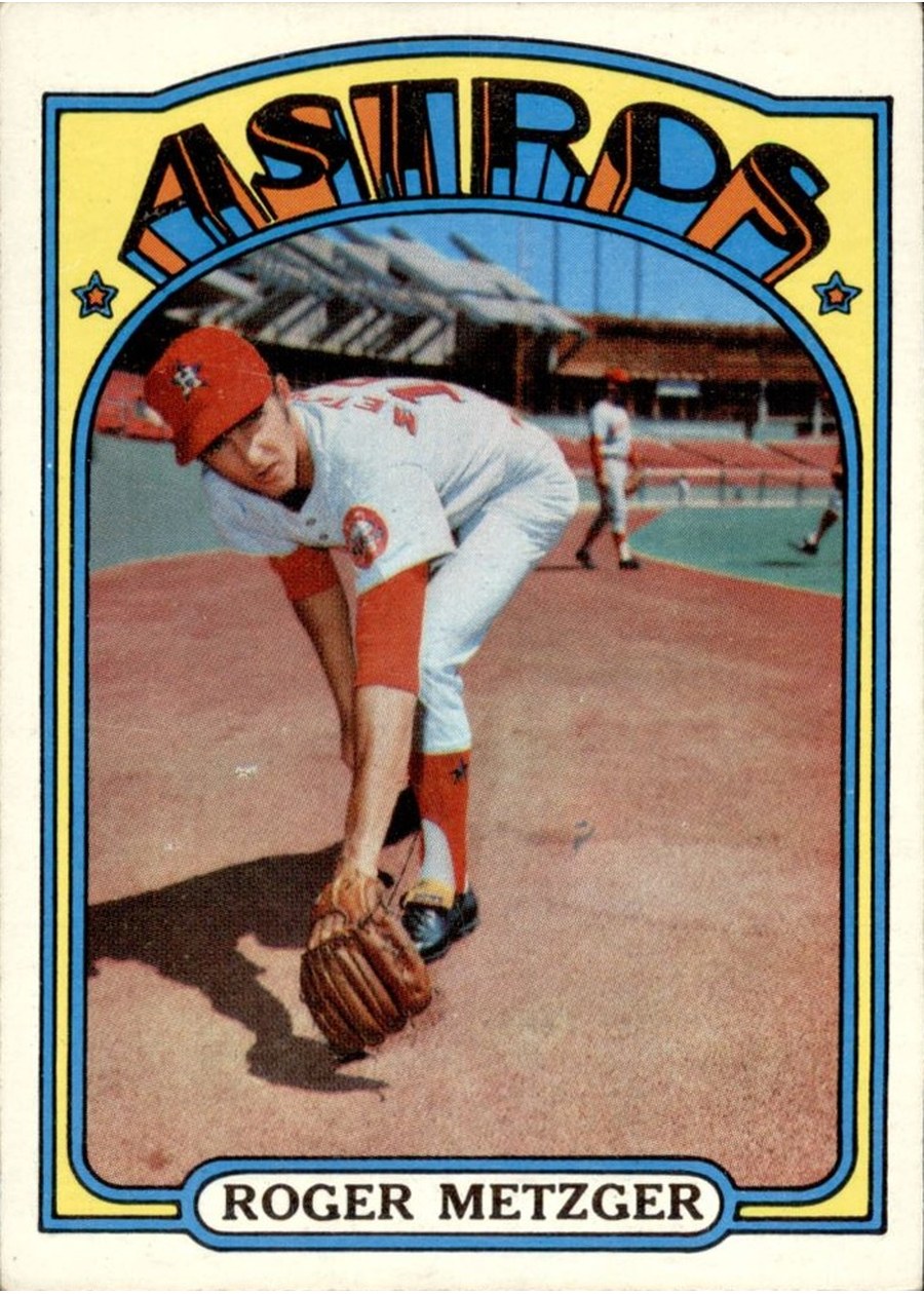 1972 Topps #217 Roger Metzger, Houston Astros