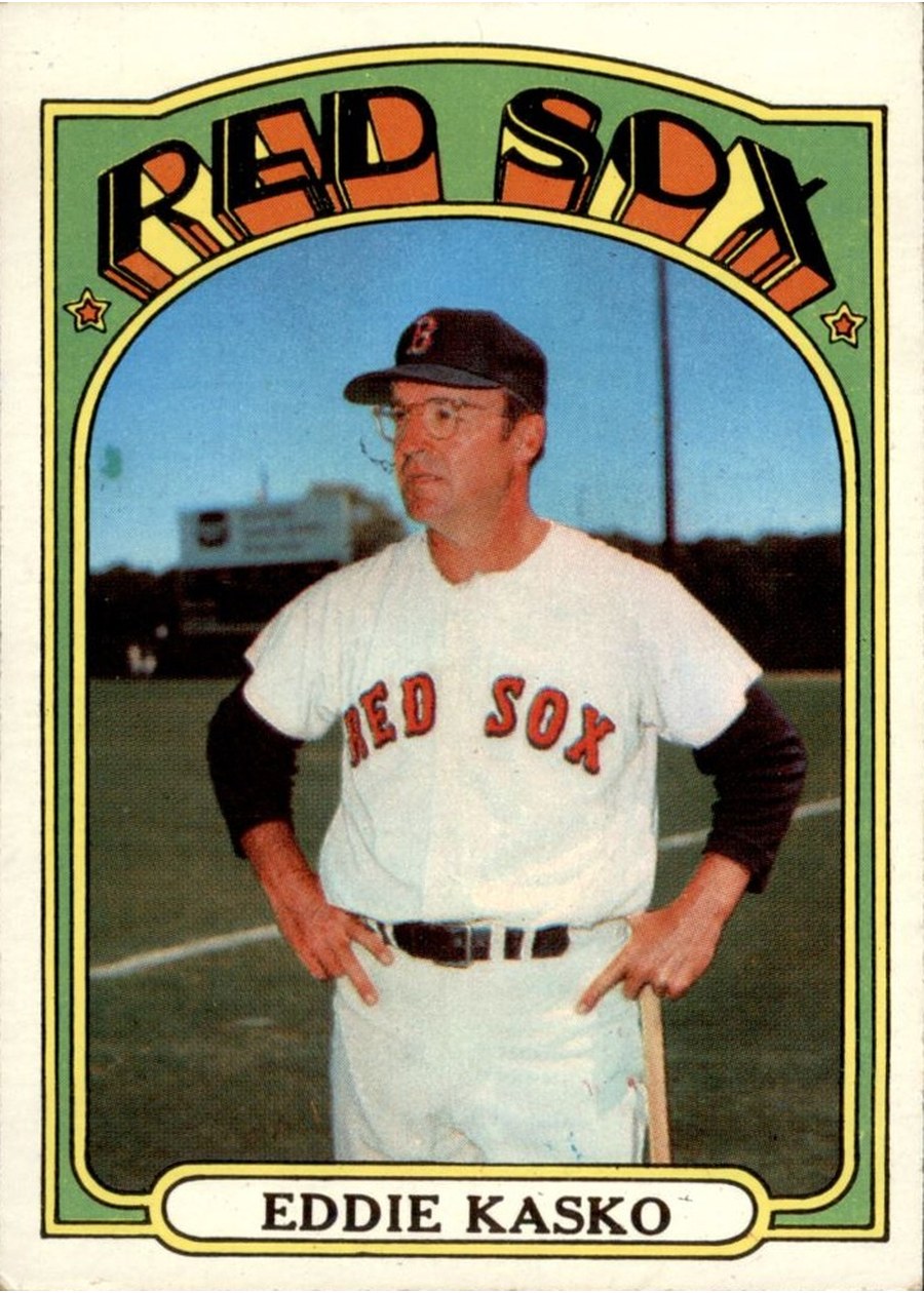 1972 Topps #218 Eddie Kasko, Boston Red Sox