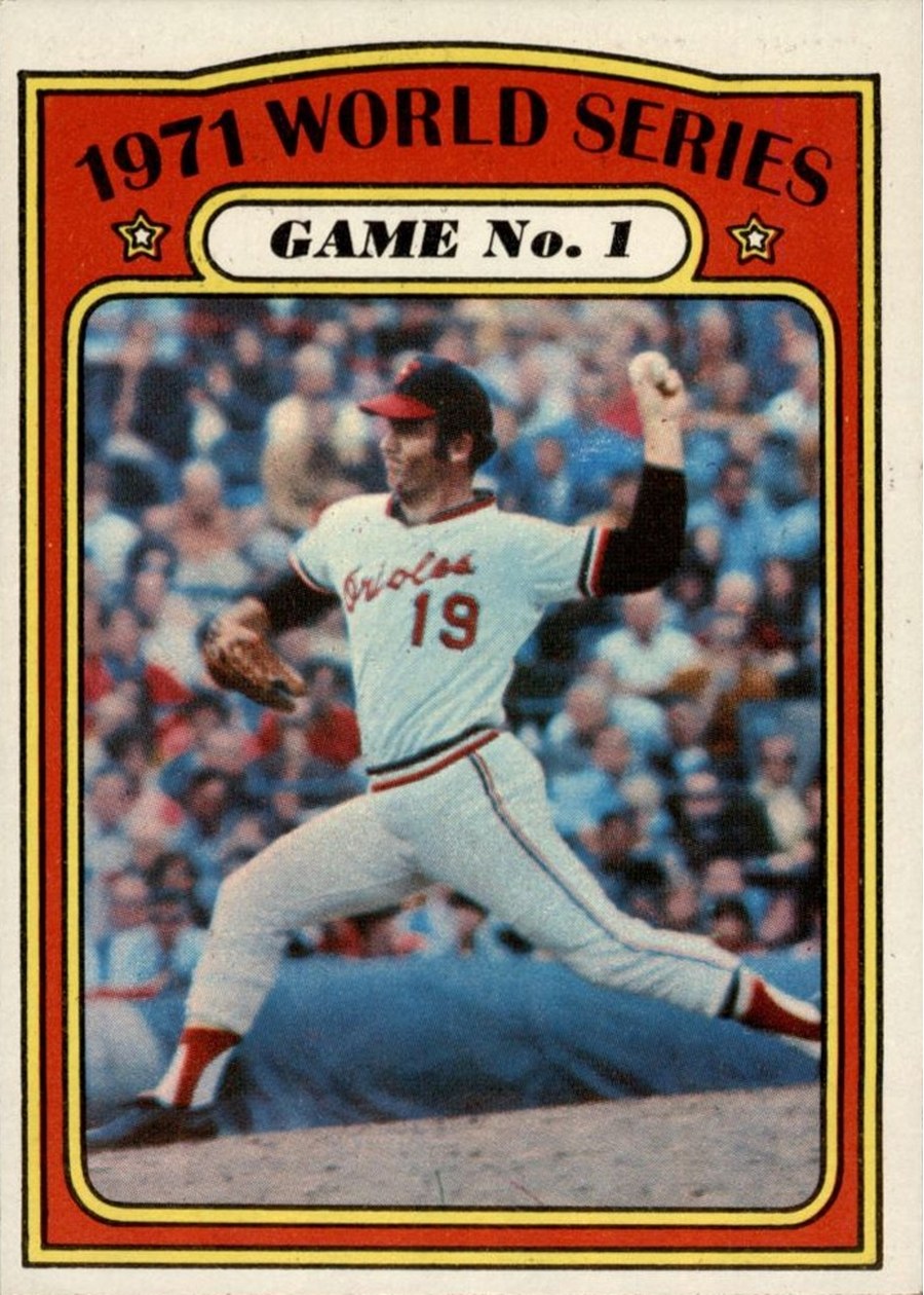 1972 Topps #223 1971 World Series Game No. 1, Baltimore Orioles