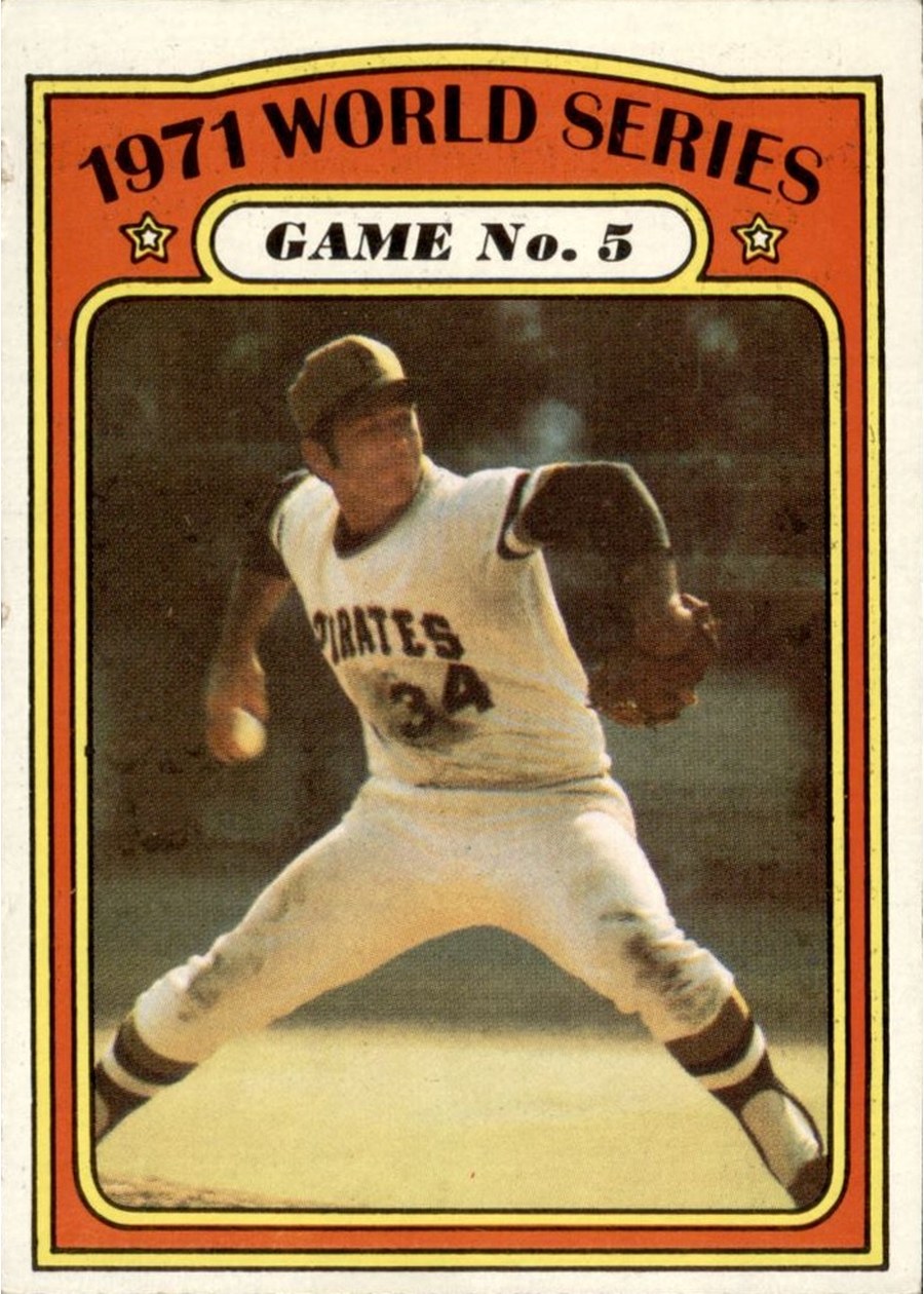 1972 Topps #227 1971 World Series Game No. 5, Pittsburgh Pirates