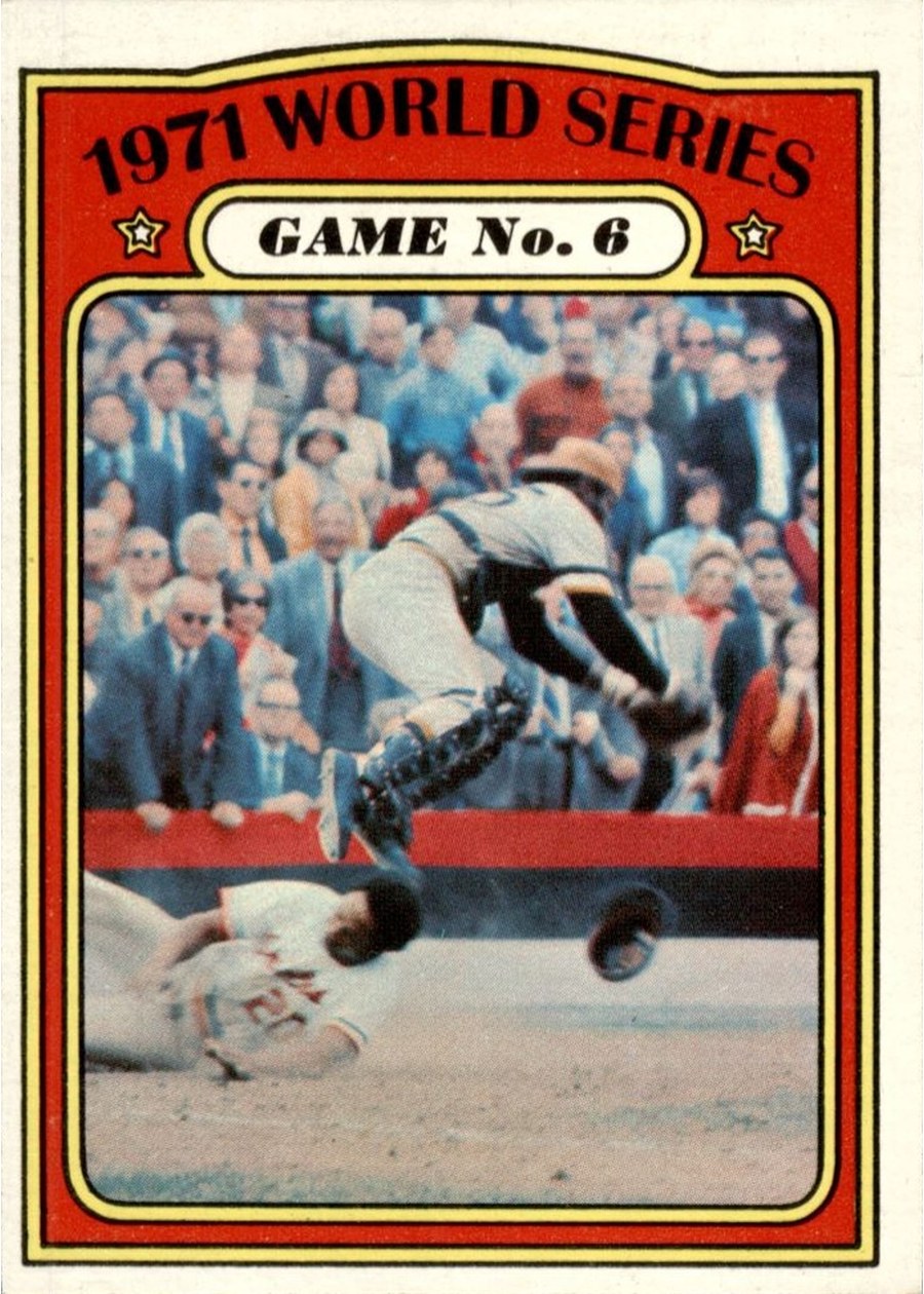 1972 Topps #228 1971 World Series Game No. 6, Baltimore Orioles / Pittsburgh Pirates