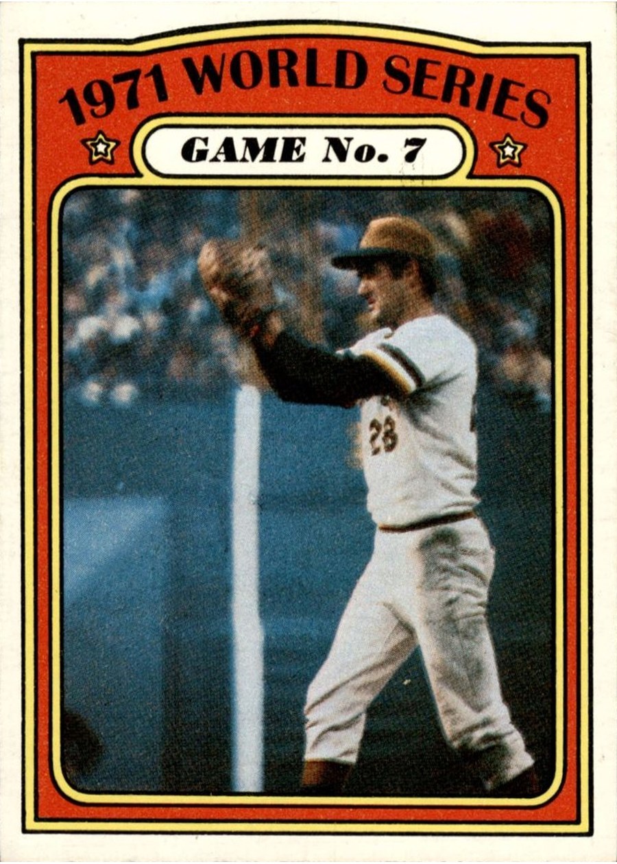 1972 Topps #229 1971 World Series Game No. 7, Pittsburgh Pirates