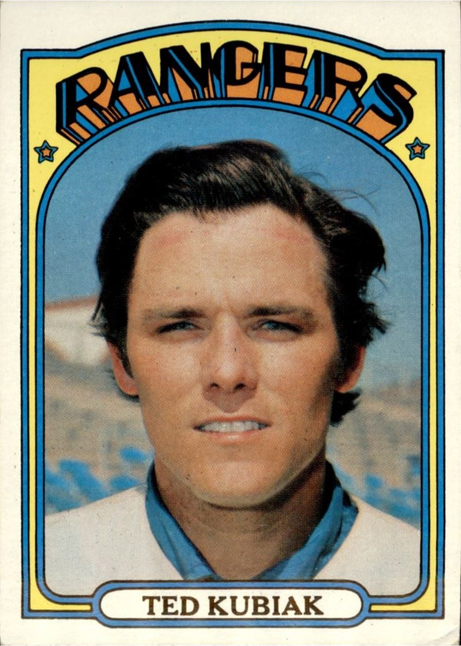 1972 Topps #23 Ted Kubiak, Texas Rangers
