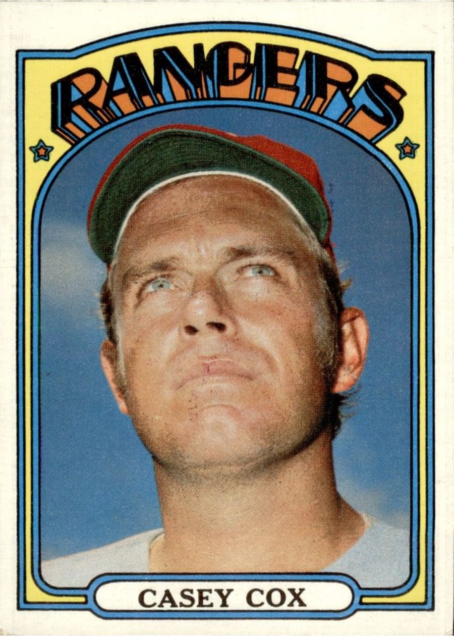 1972 Topps #231 Casey Cox, Texas Rangers