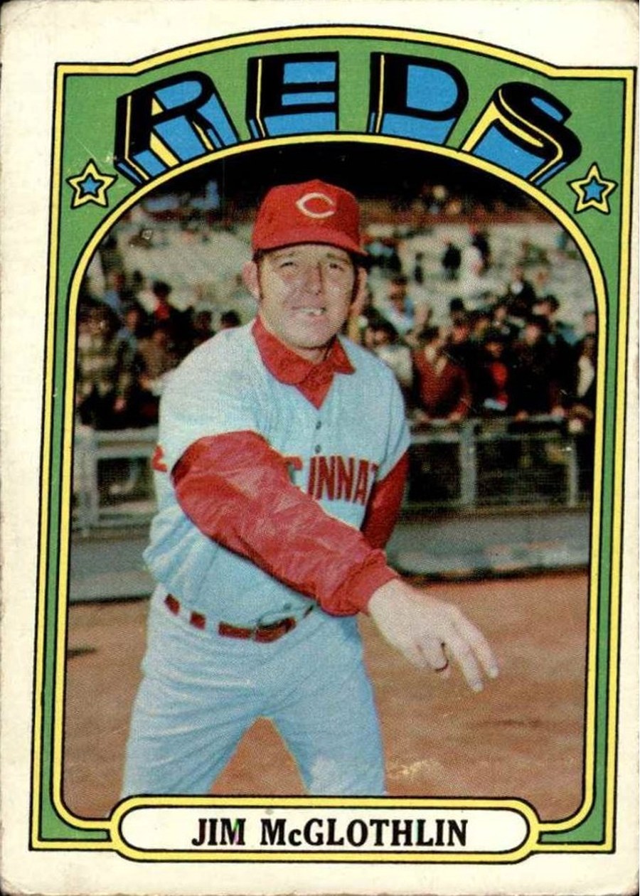 1972 Topps #236 Jim McGlothlin, Cincinnati Reds