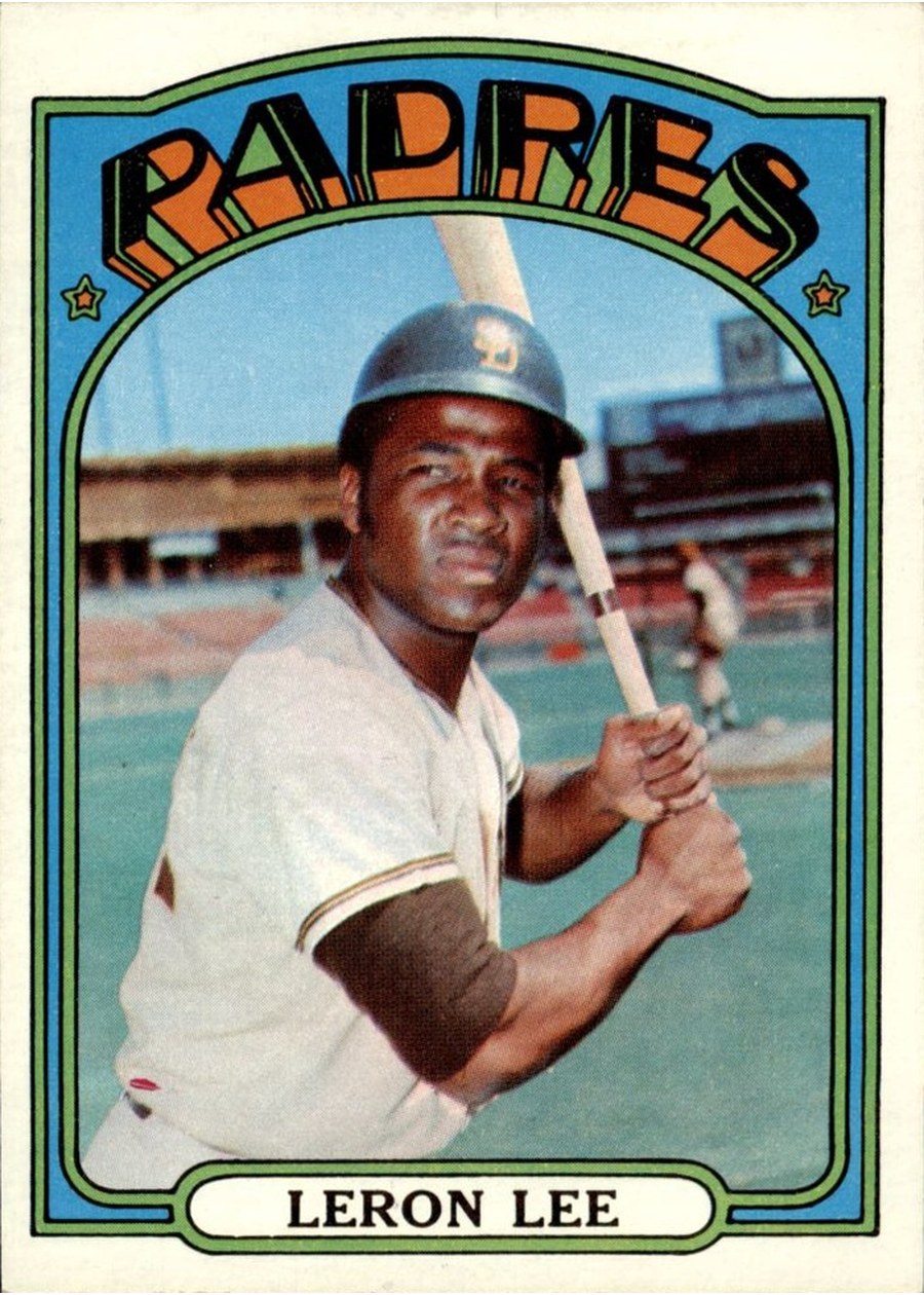 1972 Topps #238 Leron Lee, San Diego Padres