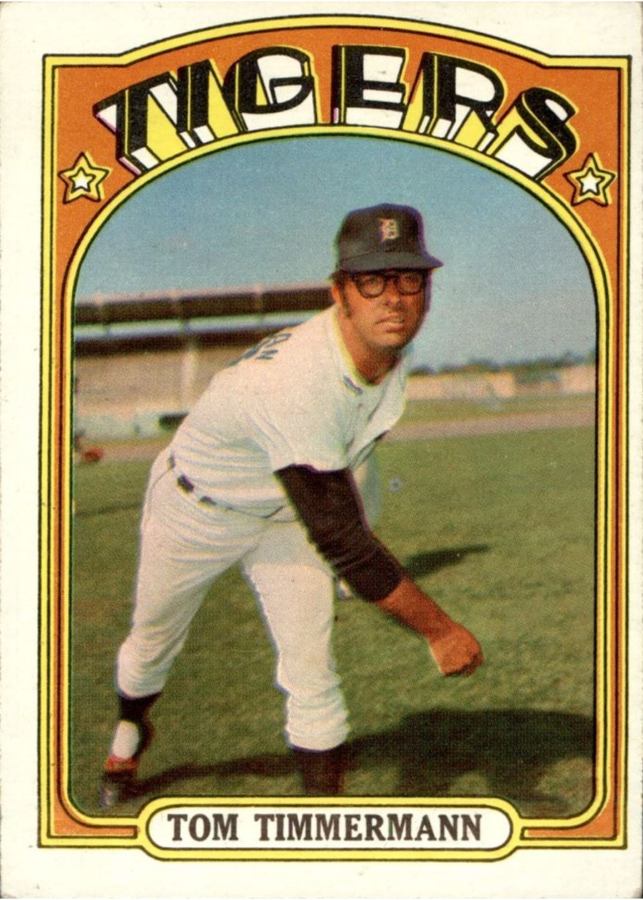 1972 Topps #239 Tom Timmermann, Detroit Tigers