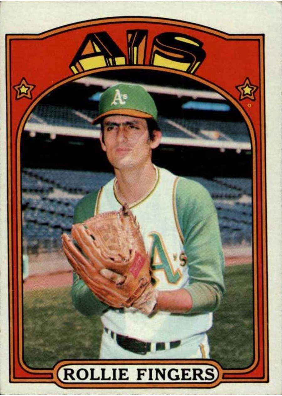 1972 Topps #241 Rollie Fingers, Oakland Athletics
