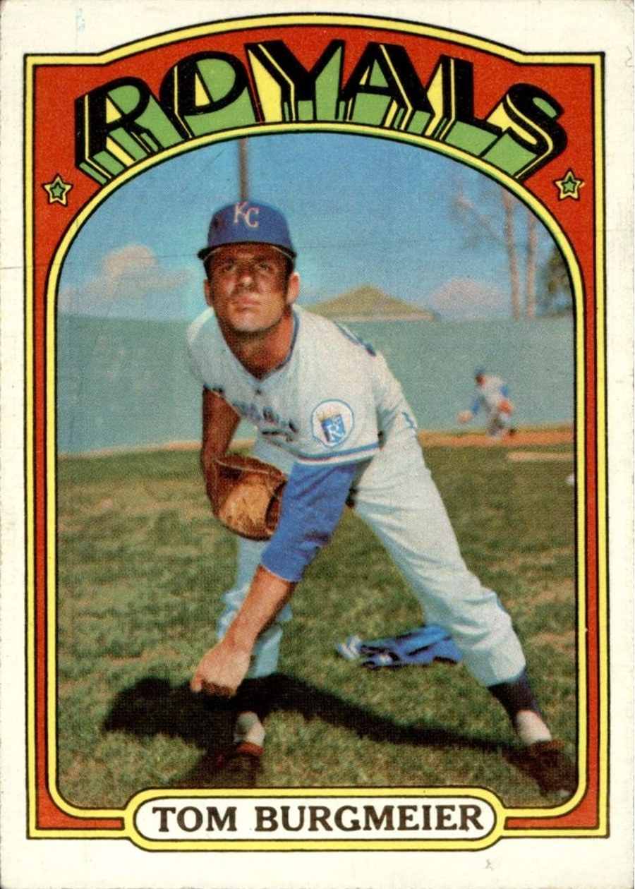 1972 Topps #246 Tom Burgmeier, Kansas City Royals