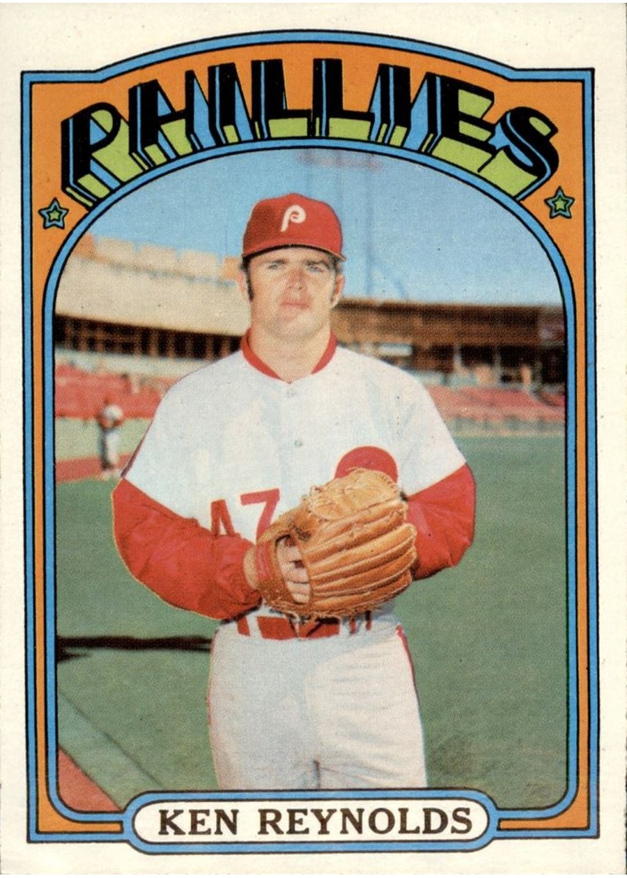 1972 Topps #252 Ken Reynolds, Philadelphia Phillies