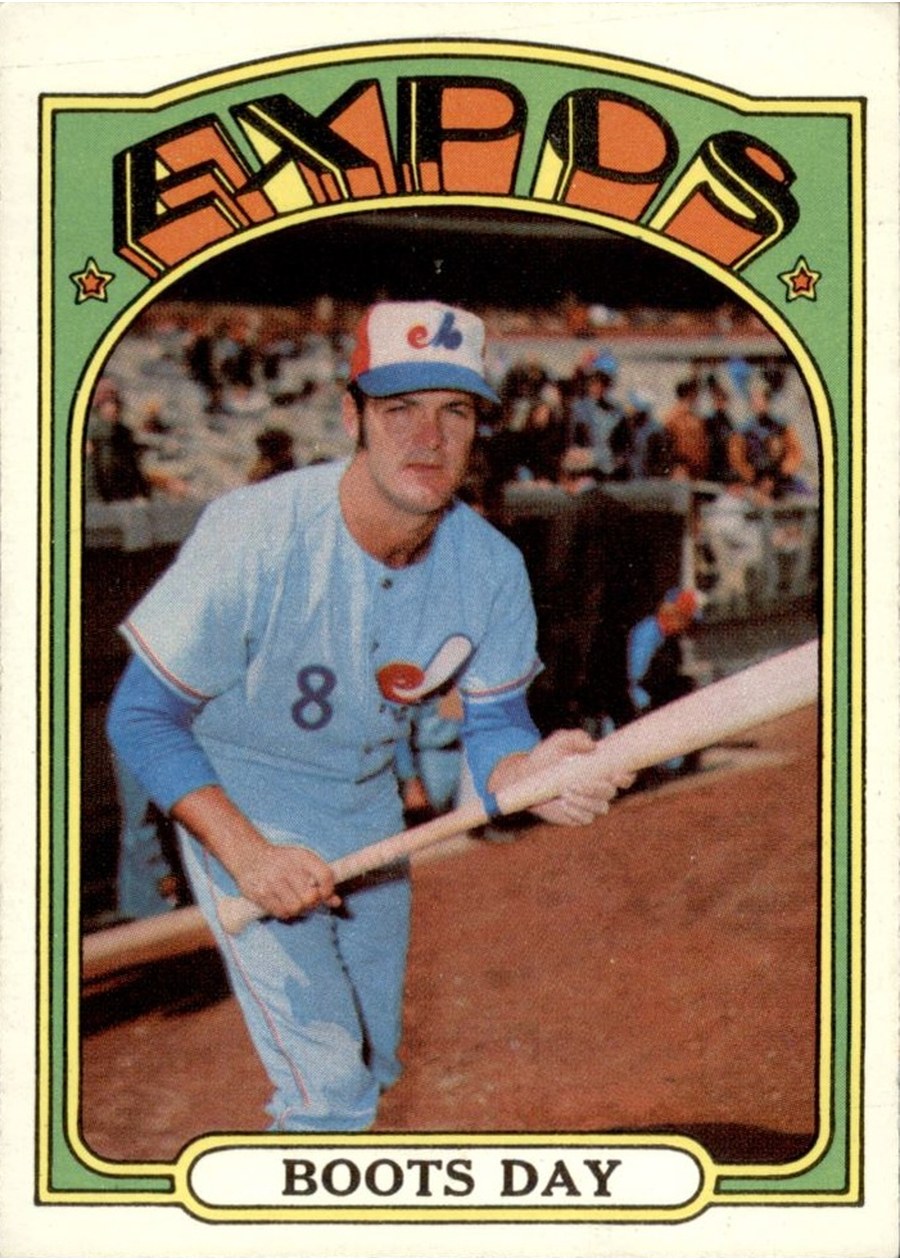 1972 Topps #254 Boots Day, Montreal Expos